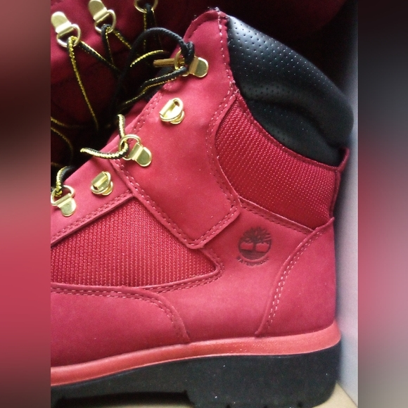 Timberland (Jimmy Jazz Exclusive Edition) Suede Leather 6in Boots Men's 11 Red - Picture 8 of 16